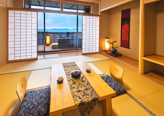 リゾートホテル美萩の客室